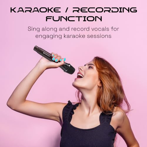 Image of ZEBRONICS Party Fyre 650 Party Speaker, 180W RMS, Dual 16.51cm Full Range Drivers, 7h Playback, Dual Wireless Mics, Karaoke, TWS, BT v5.0, USB, mSD, AUX, Music & Mic Controls, RGB Modes, LED Display