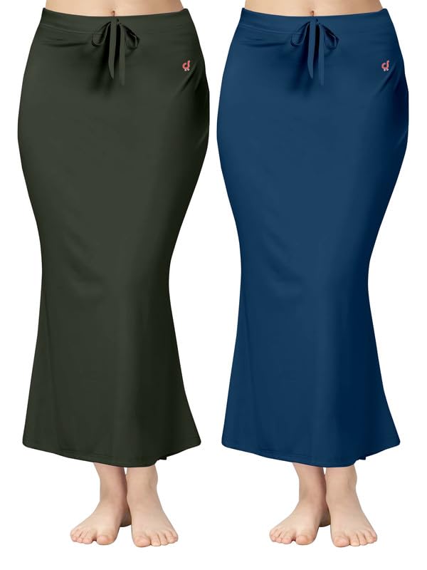 Image of TRENDMALLS Women Saree Shapewear Petticoat for Women, Cotton Blended,Petticoat,Skirts for Women,Shape Wear Dress for Saree Shaper(Combo-Pack)