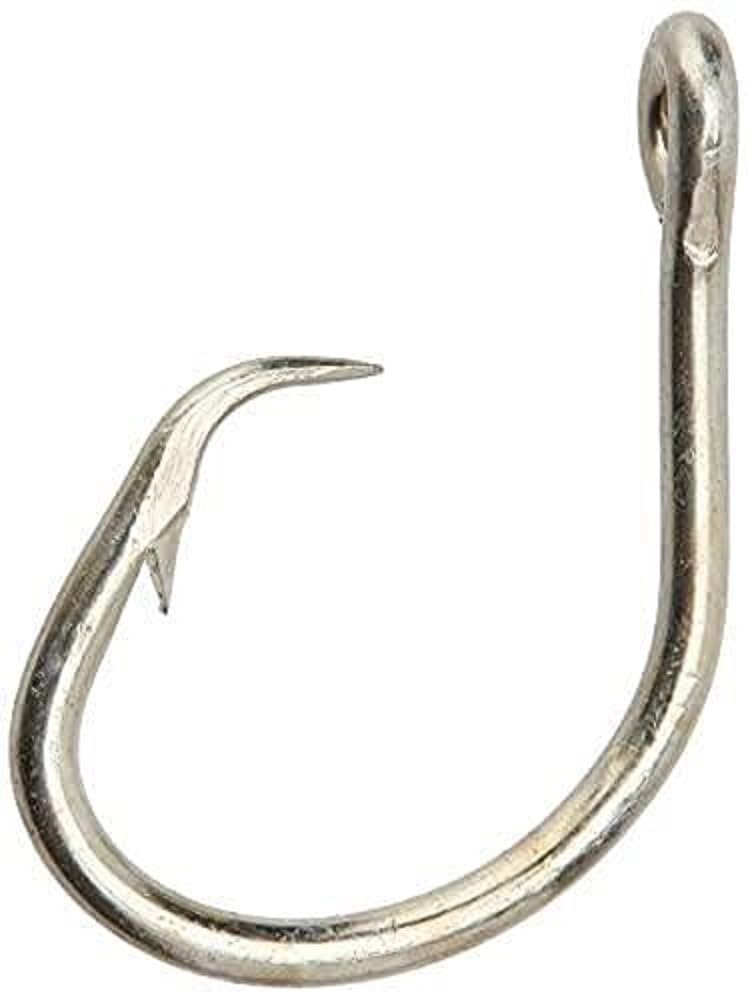 Mustad Classic 2 Extra Strong in Line Point Duratin Circle Fishing Hook | Strong for Heavy Tuna | Fewer Deep Hooks for Catch and Release