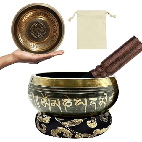 Tibetan Singing Bowls Meditation Set of 3 Cover