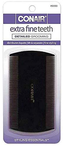 Conair Styling Essentials Extra Fine Tooth Comb 1 ea (Pack of 6)