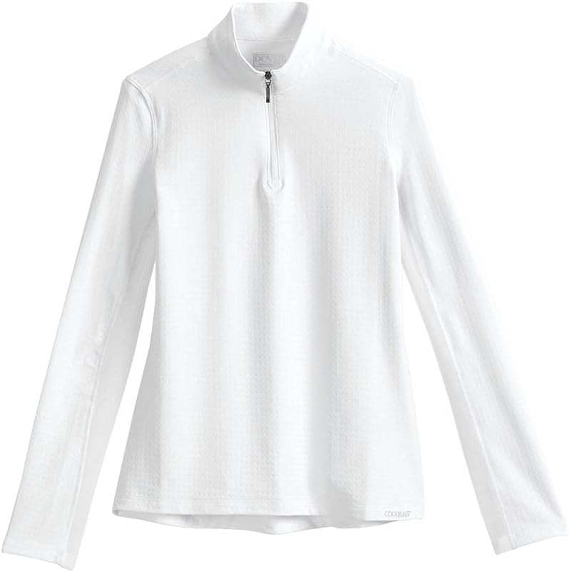 Dover Saddlery CoolBlast 100 Kids' Long Sleeve Shirt, Color: White, Size: Large