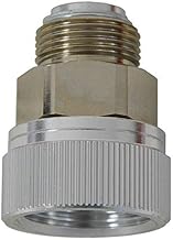 Swivel joint, adapter between diesel hose and fuel gun, diesel pump, heating oil pump, oil pump, digital counter diesel nozzle with connection AG 3/4 inch to female thread 1 inch