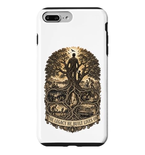 Legacy Lives On Father Tree Roots �r���e�[�W �t�@�~���[ ���� �X�}�z�P�[�X iPhone 7 Plus/8 Plus �p