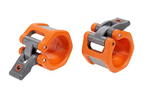 Lock-Jaw HEX Barbell Collars/Clamps, 2"/50mm Olympic Bars, Orange by Lock-Jaw Barbell Collars - Used condition - Image 5