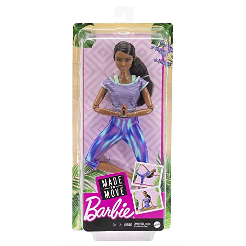 Muñeca Barbie Made to Move con 22 Articulaciones Flexibles miniatura 6