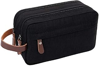 Mens Toiletry Bag Dopp Kit Travel Bathroom Bag Waterproof Shaving Shower Cosmetic Organizer