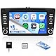 CAMECHO 4G+64G Android 13 Autoradio für Skoda Octavia II Superb Octavia Yeti mit Navi Carplay Android Auto, Doppel Din Autoradio mit 8 Zoll Bildschirm Bluetooth 5.0 RDS/FM MirrorLink