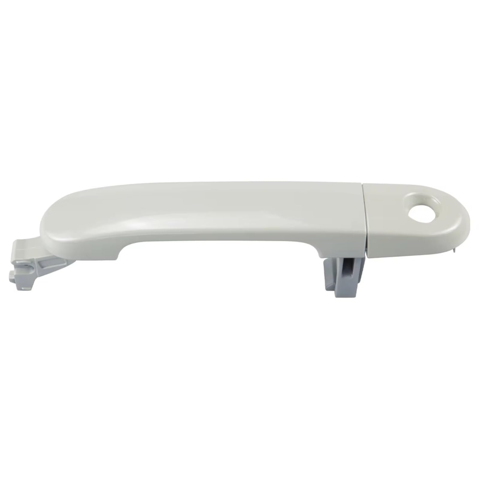 for Nissan for Versa 2007-2012 for Tiida 2007-2011 82640-EL12A 82641-EL12A Car Exterior Door Handle Front Left 1piece Car Outer Door Handle(White Front Left)