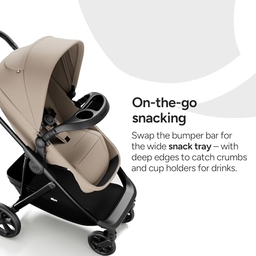 Image of Mompush Wiz Pro Bassinet Stroller with Reversible Seat and Snack Tray