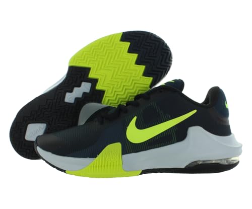 Nike Air Max Impact 4 Unisex Shoes Size 6.5, Color: Core Black/Volt/Armory Navy/Team Midnight