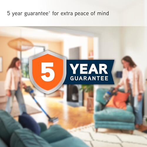 Vax HomePro Pet Cordless Stick Vacuum Cleaner, HairWrap Resist, FlexiClean Pole, Easy Empty Bin, Pet, Stair and Crevice Tools Included, Up to 45 min Runtime, LED Lights, Graphite and Blue, CLSV-HPKP
