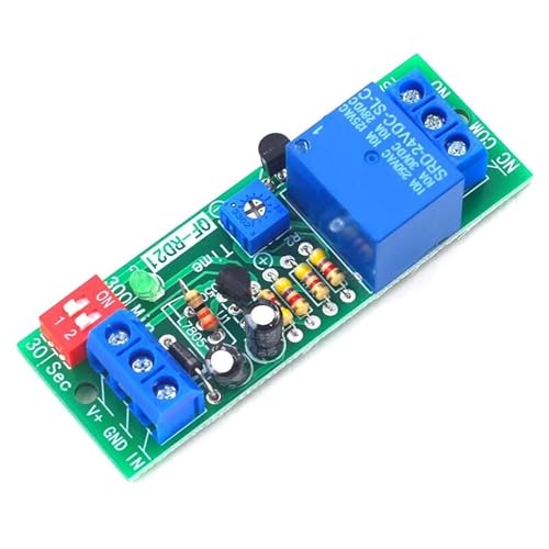Relé de desconexión de 24V con temporizador de retardo de apagado para automatización