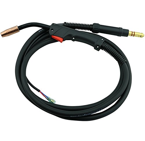 WeldingCity 100-amp 10-ft Air Cooled MIG Welding Gun Torch Stinger Replacement for Lincoln Magnum 100L (K530-5 Spade Terminals)