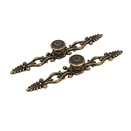 Aexit 173mmx26mmx32mm Metal Estilo Retro Fixação Parafuso Puxar Alças Maçanetas Maçanetas 2pcs