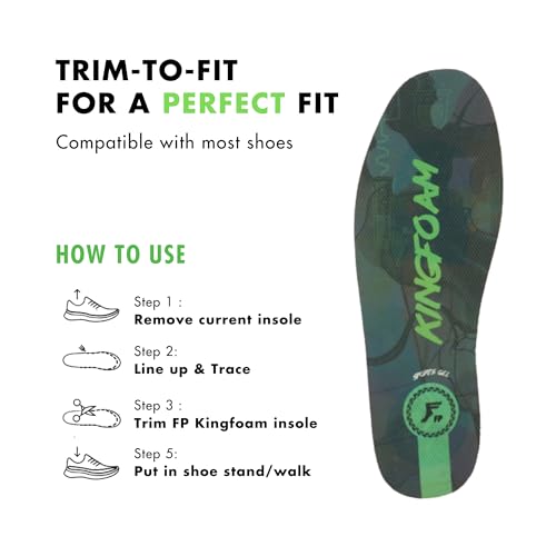 Plantillas Footprint Kingfoam Elite para hombres y mujeres miniatura 5