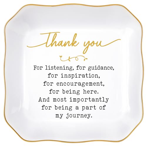 Titanape Portaanelli in ceramica personalizzabile, regalo di ringraziamento, per compleanno, Natale, insegnanti, laurea, stagione, regalo di sostegno per donne, mentori, colleghi, infermiere, mamme