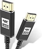 hdmi kabel saturn ✅【Neues Upgrade HDMI2.0 Kabel】 Sweguard HDMI auf HDMI Kabel verwendet Version 2.0. Im Vergleich zur alten Version in der Vergangenheit unterstützt Version 2.0 nicht nur 4K, sondern auch eine schnellere Übertragungsgeschwindigkeit von bis zu 18 Gbps.Unterstützung für das Seitenverhältnis 21: 9 hinzugefügt. Die Anzahl der Audiokanäle wurde auf 32 erhöht.Gegenüber Version 1.4 ist die Farbsättigung um 20% erhöht. Das Bild ist zarter und reicher. Plug and Play und Hot Plug sind ebenfalls bequemer.
