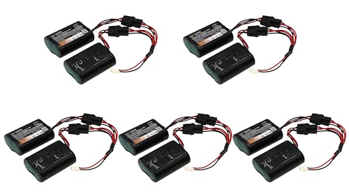 Enyuly (5-Packs) 16000mAh 103-304742 MCS-720B Battery Replacement for Visonic MCS-740 Siren 2XER18505M (3.6V)