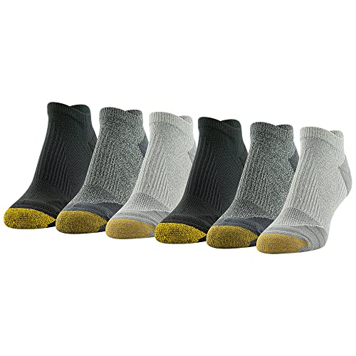 GOLDTOE Women's Cross Arch No Show Socks, 6-Pairs