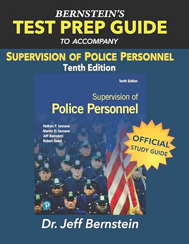 Supervision of Police Personnel Study Guide – 10th Edition