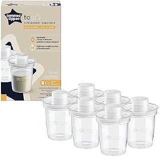 Tommee Tippee Milk Powder Dispensers, 6 Pack