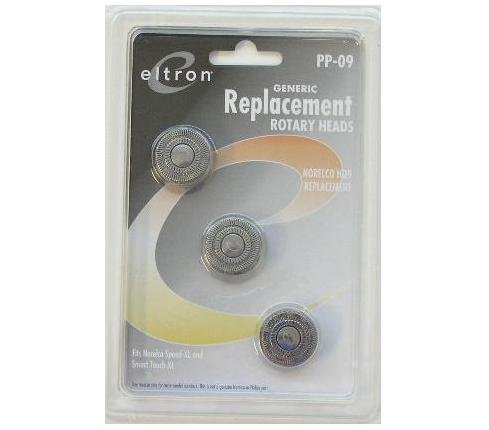 Eltron Replacement Heads Compatible Replacement Heads fit Norelco Speed-XL & Smart Touch Shavers
