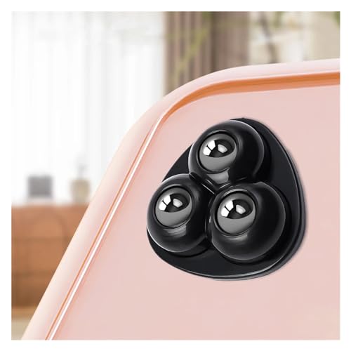 Mini ruedas autoadhesivas de acero inoxidable 360° para evitar cargar cajas pesadas 3