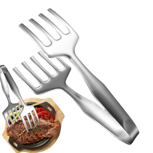 Uozonit Pinzas para parrilla, pinzas de cocina para parrilla, herramientas ergonómicas de cocina, accesorios de parrilla para el hogar, barbacoa, restaurante, camping, barbacoa, picnic, patio trasero