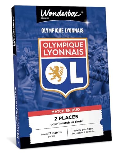 Wonderbox Connect - Coffret Cadeau - Olympique Lyonnais Classic - 2 Places pour 1 Match au Choix - Parmi 17 matchs par an, valable pour Tous Les matchs à...