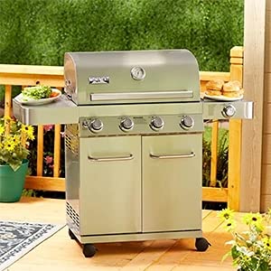 Monument-Grills-Larger-4-Burner-Propane-Gas-Grills-Stainless-Steel-Cabinet-Style-with-Rotisserie-Kit