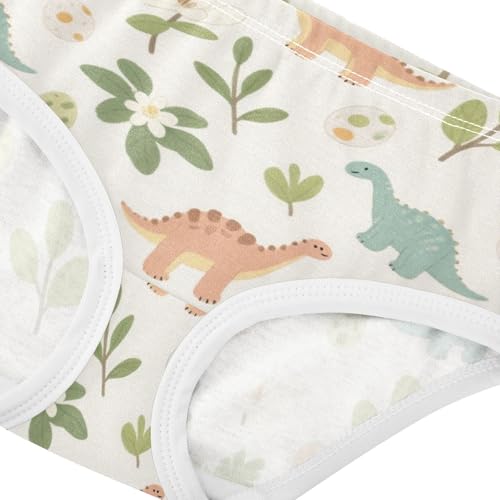 Girls' Underwear Dinosaur Dino Toddle Brief Panties 2-8 Years 203006914
