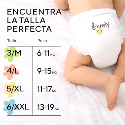 Miniatura 6 de Edelbloom Premium 44 Bragapañales Talla 5 11 17 Kg , Ultraabsorbentes Y Transpirables, Hipoalergénicos, Extra Suaves Y Delicados Para Bebés, Dermatológicamente Probados, Protección Antifugas Segura