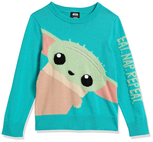 Image of Amazon Essentials Disney | Marvel | Star Wars | Frozen | Princess Girls and Toddlers' Pullover Knit Sweater