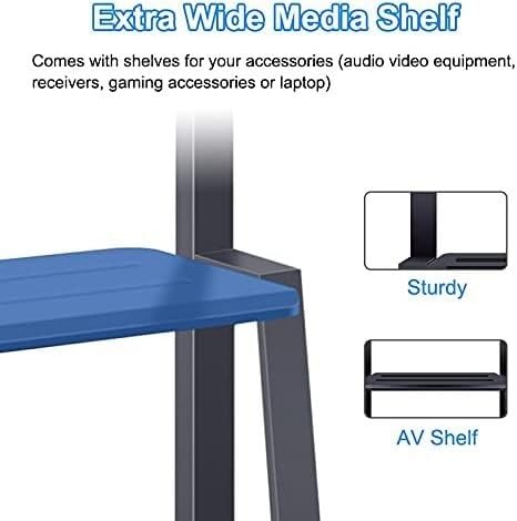 Soporte móvil para TV ajustable con ruedas miniatura 4