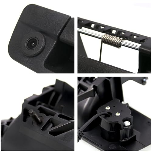 Image of Tailgate Car Backup Reverse Handle Camera Compatible for Ram 1500 /2500 /3500 2013 14 15 16 17 2018 Replacement# 68197873AA