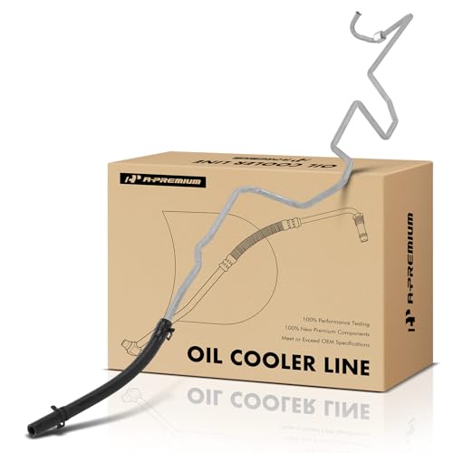 A-Premium Outlet Lower Automatic Transmission Oil Cooler Line Hose Assembly Compatible with Jeep WJ Series Grand Cherokee 1999-2004