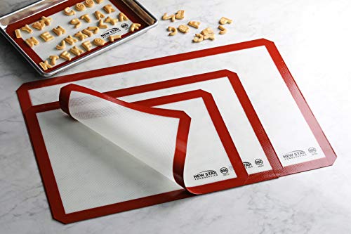 New Star Foodservice 36633 Commercial Grade Silicone Baking Mat Non-Stick Pan Liner, 8 X 12 Inch (Quarter Size) #TOP6