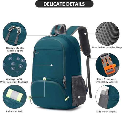MRPLUM 30L Rucksack Foldable Ultralight Packable Backpack - Image 4