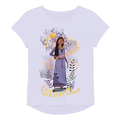 T-shirt Disney Wish Asha et Star pour illuminer les journées des petites filles