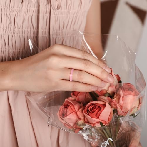 Image of Egnaro Silicone Wedding bands women:2.5mm Wide - 2mm Thick Gold and Silver Rubber Rings with Half Size,4-8 Variety Multipack