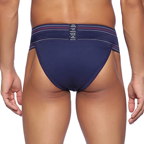Image of Omtex Cotton Tokyo Supporter - Back Covered (Navy Blue, XX-Large)