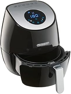 Monzana Air Fryer 1500W 3.6L Black Digital Timer Temperature Control Non-Stick Basket Low Fat Healthy Cooking