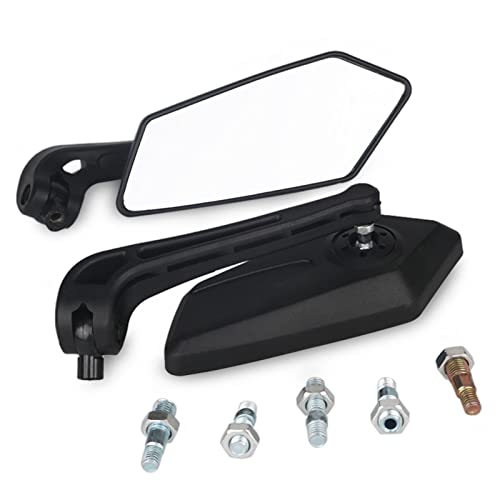 Espejo retrovisor de motocicleta scooter motocross universal ajustable 4