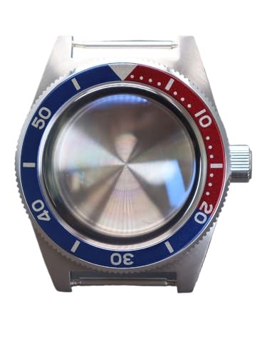 1�� 62MAS �_�C�r���O 40mm ���B���e�[�W �E�H�b�`�P�[�X �o�u���K���X NH34 NH35/36/38 ���[�u�����g 28.5mm �_�C�����ɓK��(Aluminum bezel 8)