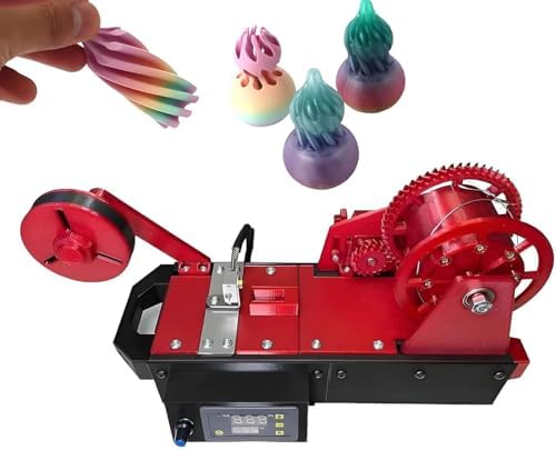 3D Desktop Filament Maker Machine - Convert Recycled Plastic Bottles into 3D Printer Filament with Digital Temperature Control for Eco-Friendly 3D Printing