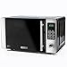 STATUS Stamford STAMFORD1PKB - Forno a microonde manuale in acciaio inox da 700 W con capacità di 20 l, 5 livelli di potenza, timer da 30 minuti, apparecchio compatto da piano di lavoro autoportante immagine