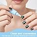 Imagen de AEKZOX Lápiz Corrector Esmalte de Uñas 4 Piezas con 9 Puntas de Recambio Quitaesmalte de Precisión Herramienta para Manicura y Pedicura para Limpiar Bordes y Cutículas