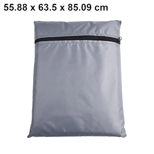 Cubierta para congelador vertical de 7 pies impermeable gris 8