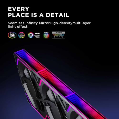 Image of Jungle Leopard Interstellar-V2RS X3 120mm PC ARGB Case Computer Cooling Fans,Daisy-Chain|PWM 950-1850RPM|High Airflow|RGB Dual Infinity Mirrors Lighting for Gaming Build(Black Reverse, 3Pack)